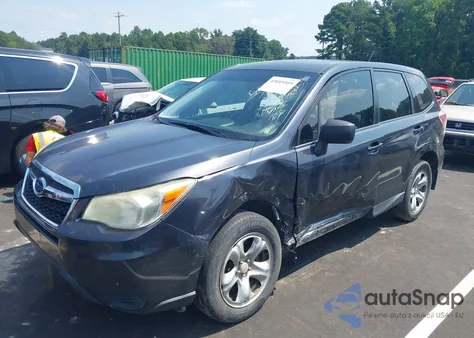 2014 Subaru Forester 2.5I from USA, damaged, VIN JF2SJAAC1EH468270